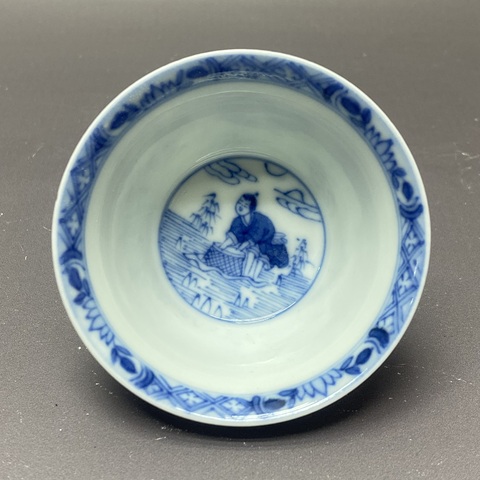 古玩陶瓷青花杯真品鑒賞圖
