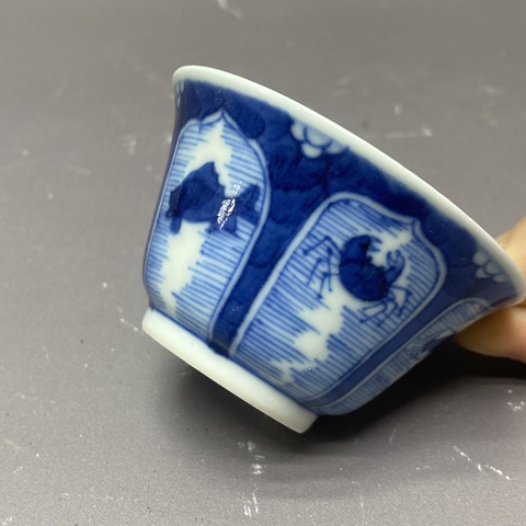 古玩陶瓷青花杯真品鑒賞圖