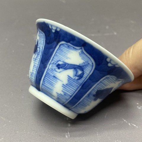 古玩陶瓷青花杯真品鑒賞圖