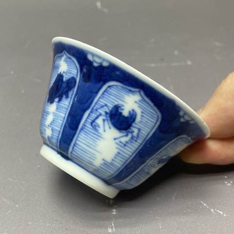 古玩陶瓷青花杯真品鑒賞圖