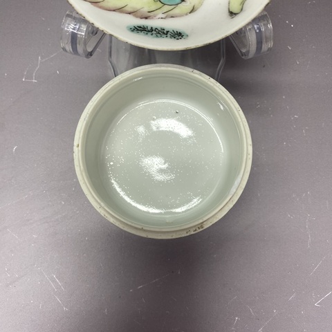 古玩陶瓷人物紋蓋盒真品鑒賞圖