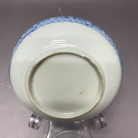古玩陶瓷嬰戲紋青花盤真品鑒賞圖