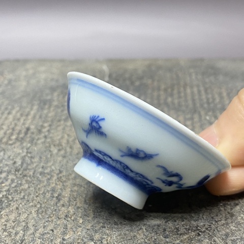 古玩陶瓷青花蓋子真品鑒賞圖