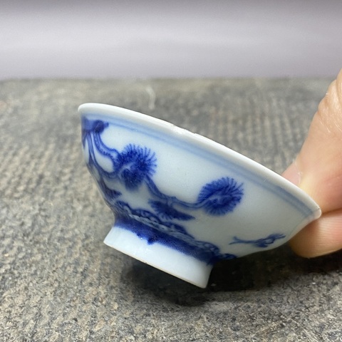 古玩陶瓷青花蓋子真品鑒賞圖