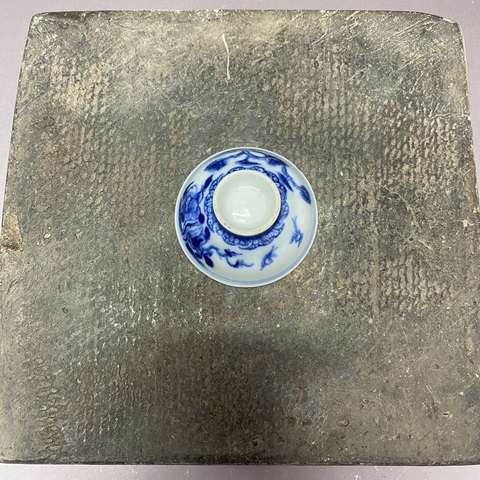 古玩陶瓷青花蓋子真品鑒賞圖