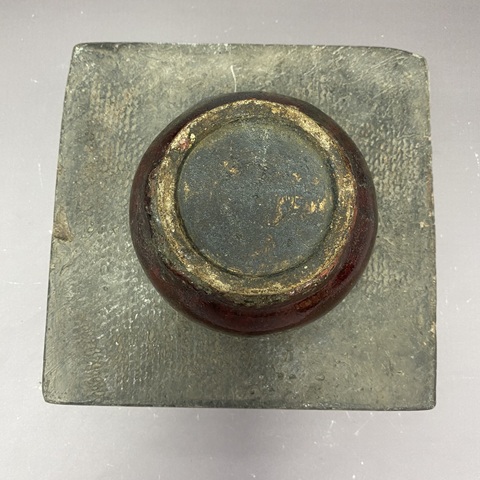 古玩陶瓷窯變釉水盂真品鑒賞圖