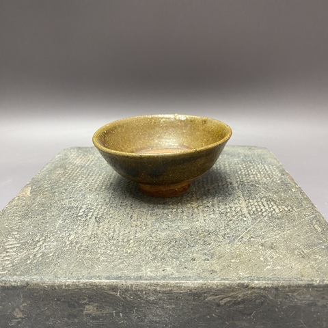 古玩陶瓷澀圈圈足疊燒工藝盞真品鑒賞圖