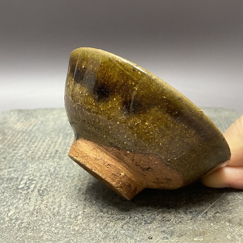 古玩陶瓷澀圈圈足疊燒工藝盞真品鑒賞圖