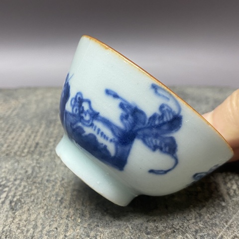 古玩陶瓷青花杯真品鑒賞圖