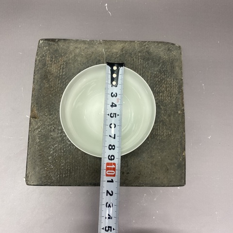 古玩陶瓷藏春亭三保造款青花人物杯真品鑒賞圖