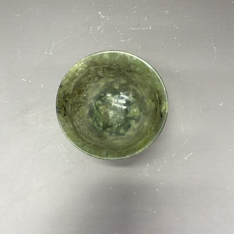 古玩陶瓷民國晚期茶圓真品鑒賞圖