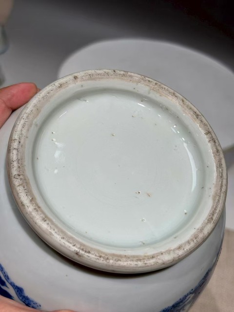 古玩陶瓷青花碟耳瓶真品鑒賞圖