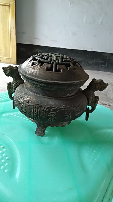 古玩銅器銅爐真品鑒賞圖