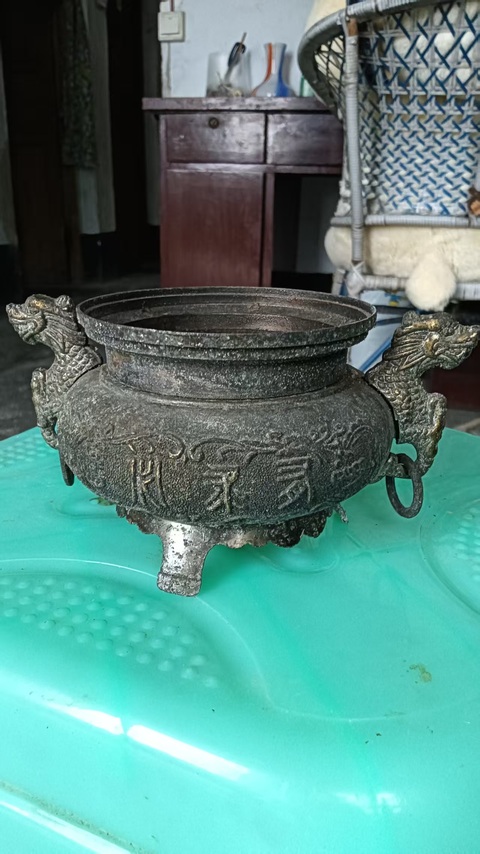 古玩銅器銅爐真品鑒賞圖
