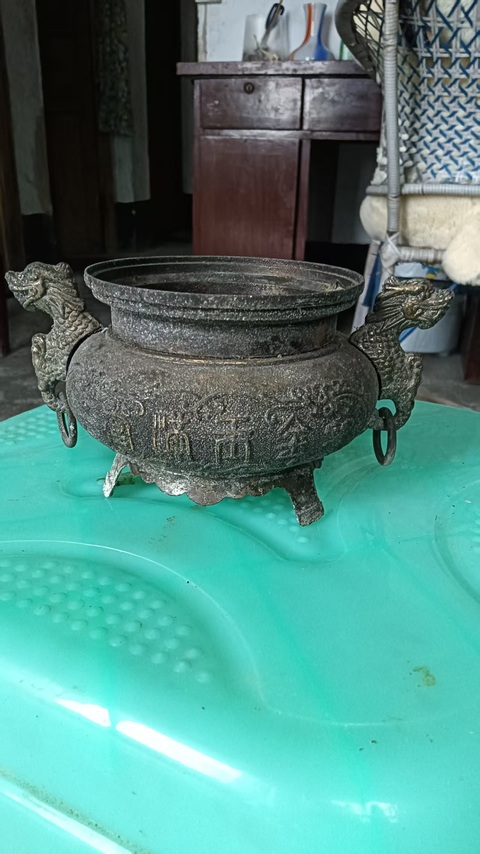 古玩銅器銅爐真品鑒賞圖