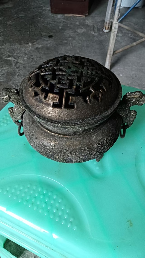 古玩銅器銅爐真品鑒賞圖