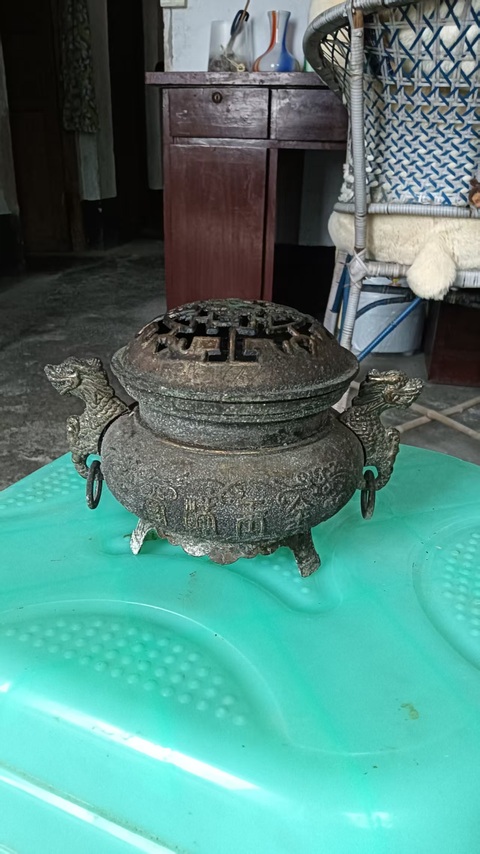 古玩銅器銅爐真品鑒賞圖