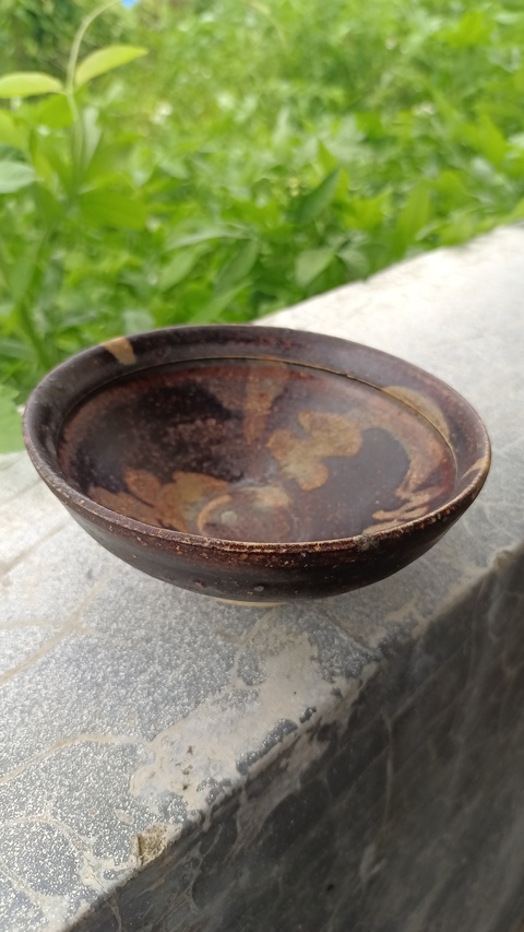 古玩陶瓷吉州窯月影梅茶盞拍賣,當前價格8000元