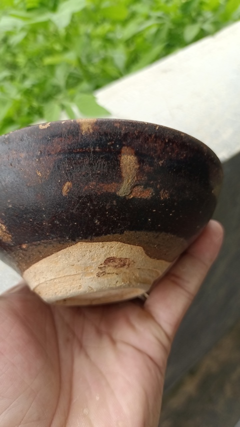 古玩陶瓷吉州窯月影梅茶盞拍賣,當前價格8000元