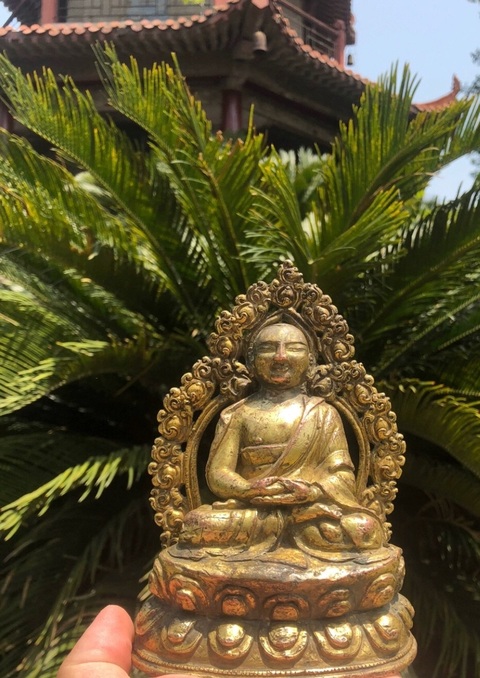 古玩銅器造像真品鑒賞圖