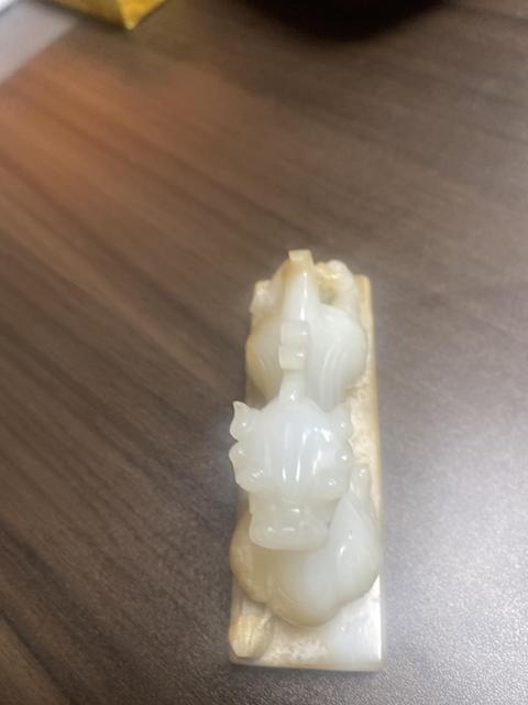 古玩玉器和田玉雕“獸鈕印”真品鑒賞圖