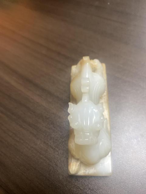 古玩玉器和田玉雕“獸鈕印”真品鑒賞圖