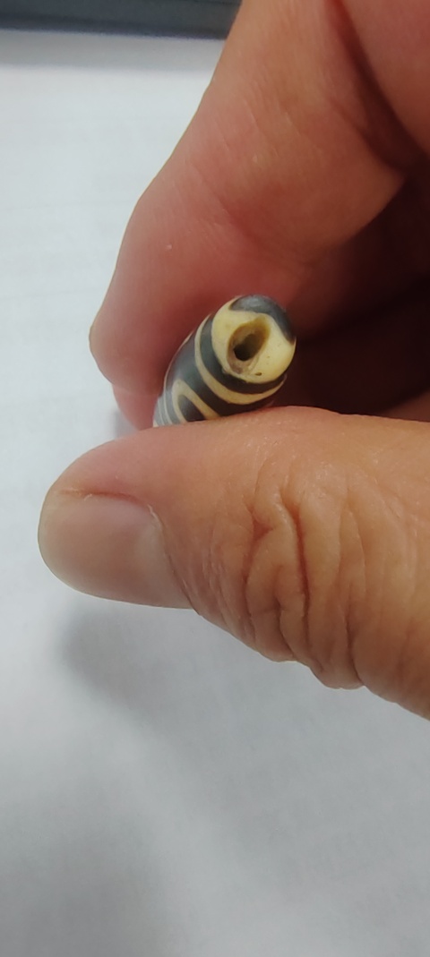 古玩玉器老料器天珠拍賣，當前價格260元