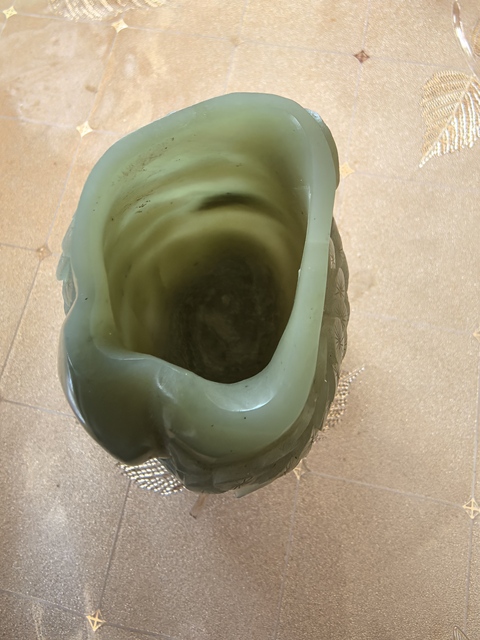 古玩玉器和田玉雕“人物故事”筆筒真品鑒賞圖