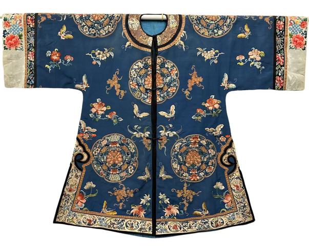 古玩雜項女褂真品鑒賞圖