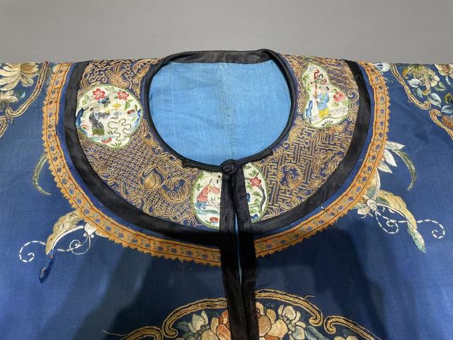 古玩雜項女褂真品鑒賞圖