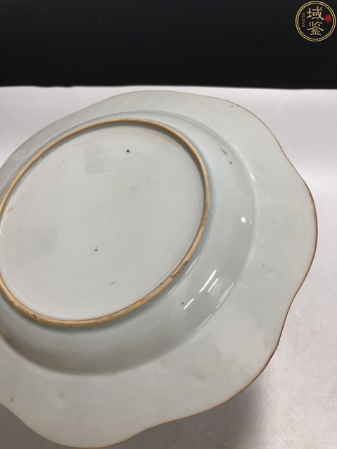 古玩陶瓷雍正·粉彩花卉紋花口盤拍賣,當前價格3500元
