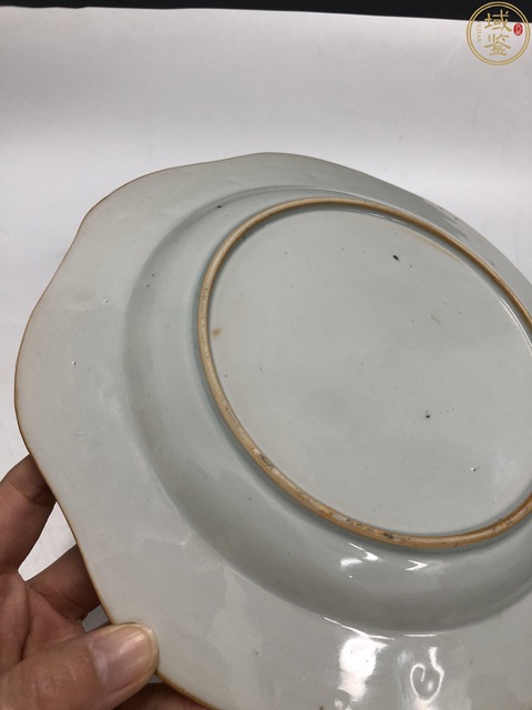 古玩陶瓷雍正·粉彩花卉紋花口盤拍賣,當前價格3500元