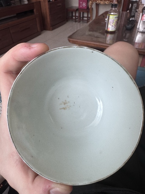 古玩陶瓷民國 粉彩花鳥蓋碗真品鑒賞圖