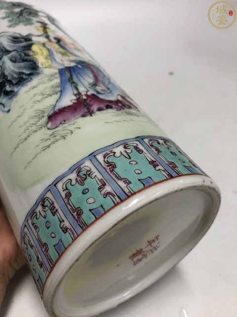 古玩陶瓷民國·洪憲年制款粉彩福祿壽三星人物紋棒槌瓶拍賣，當前價格12000元