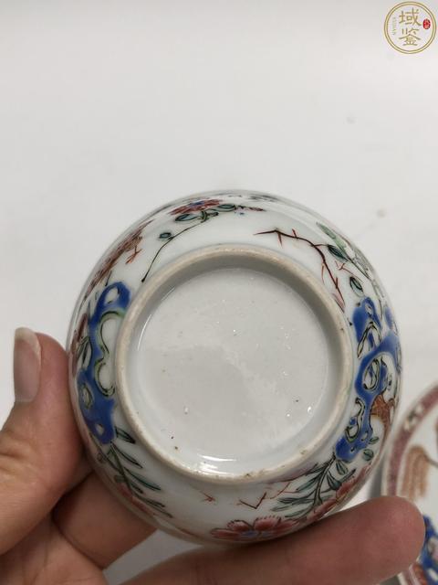 古玩陶瓷雍正·粉彩安居樂業(yè)紋杯碟一套拍賣，當前價格3188元