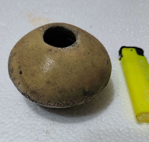 古玩陶瓷宣州窯青釉水盂真品鑒賞圖