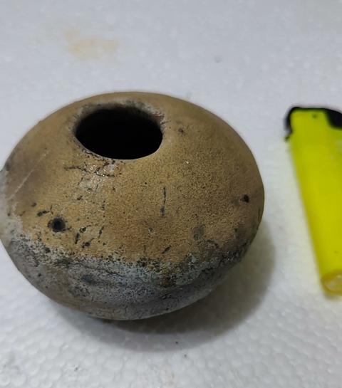 古玩陶瓷宣州窯青釉水盂真品鑒賞圖