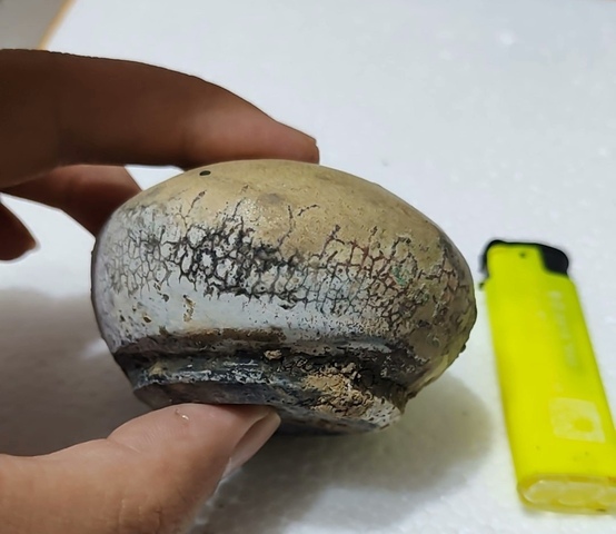 古玩陶瓷宣州窯青釉水盂真品鑒賞圖