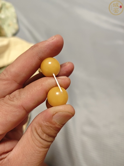 古玩玉器蜜蠟手鏈真品鑒賞圖