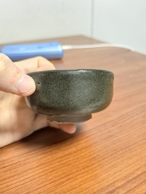 古玩陶瓷磁州窯茶葉末釉羅漢碗真品鑒賞圖