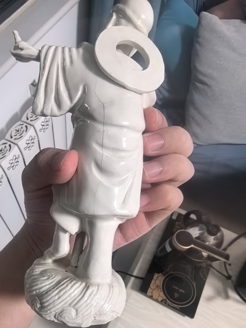 古玩陶瓷人物塑像真品鑒賞圖