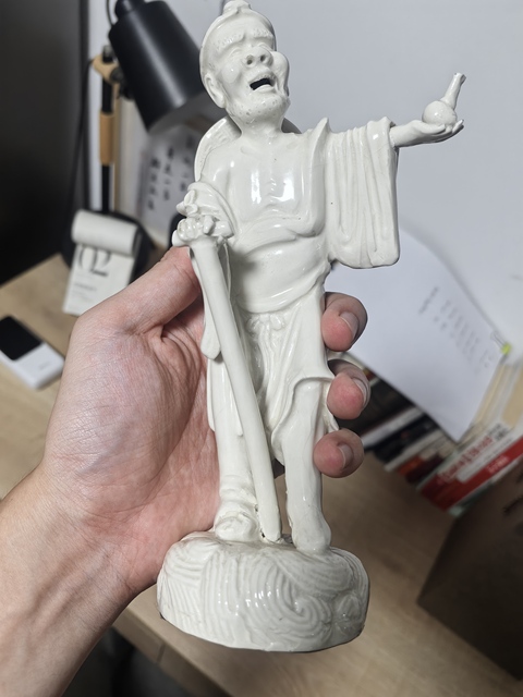 古玩陶瓷人物塑像真品鑒賞圖