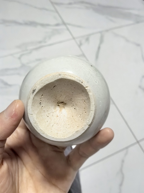 古玩陶瓷青白釉高足杯真品鑒賞圖
