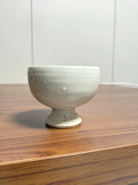 古玩陶瓷青白釉高足杯真品鑒賞圖