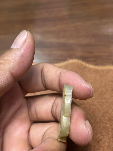 古玩玉器玉兔型件真品鑒賞圖