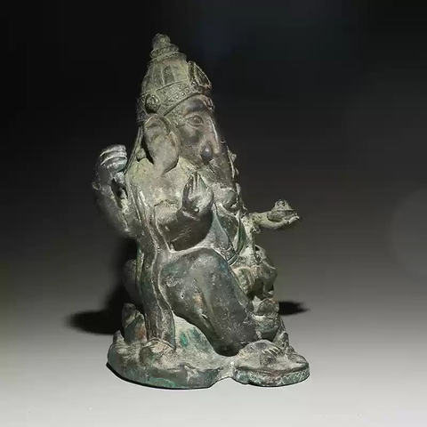 古玩銅器銅造像真品鑒賞圖