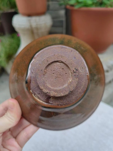 古玩陶瓷南宋時期建窯建盞真品鑒賞圖