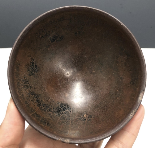 古玩陶瓷宋代·建窯柿紅釉盞拍賣,當前價格3699元