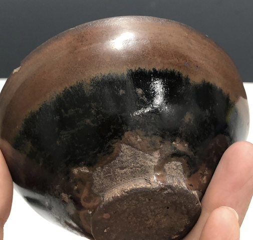 古玩陶瓷宋代·建窯柿紅釉盞拍賣,當前價格3699元