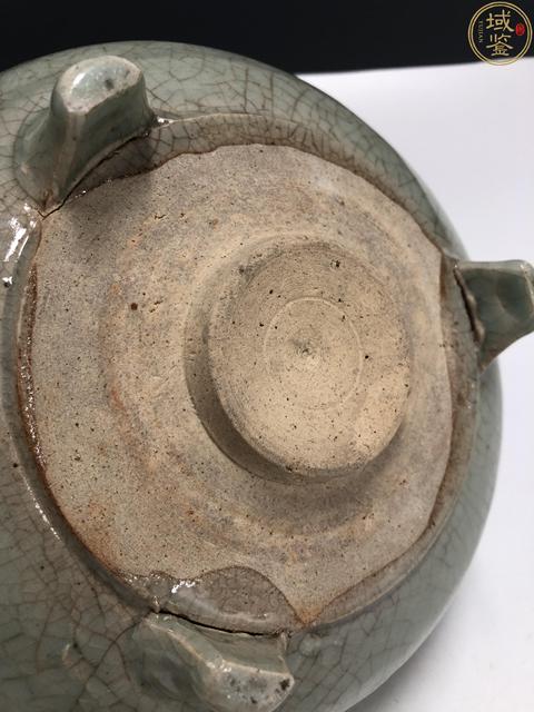 古玩陶瓷明晚期·青釉雙耳爐拍賣,當前價格2600元